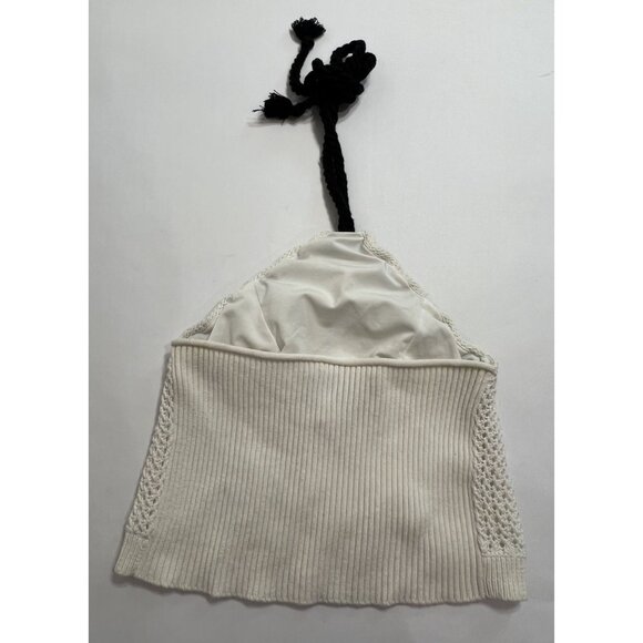Alexis Bettie Knit Halter Top in White - Picture 4 of 5